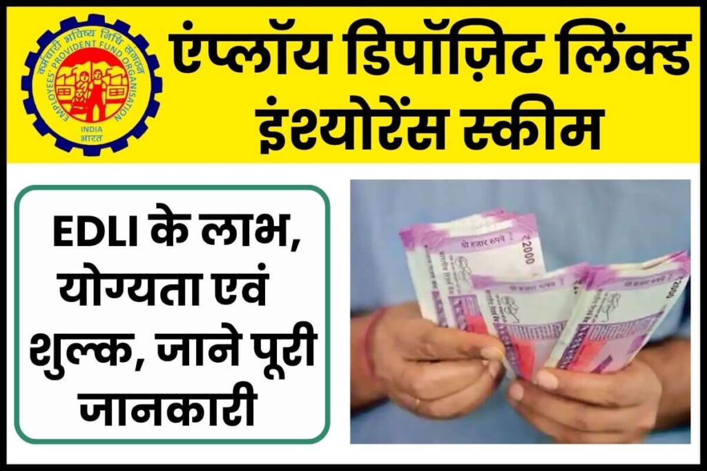 एंप्लॉय डिपॉज़िट लिंक्ड इंश्योरेंस स्कीम (EDLI): कर्मचारियों को मिलेंगे ये लाभ, योग्यता और शुल्क 1 Employee Deposit Linked Insurance Scheme know detail एंप्लॉय डिपॉज़िट लिंक्ड इंश्योरेंस स्कीम