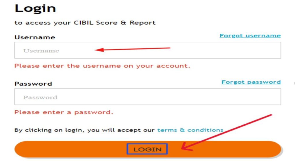 पैन कार्ड द्वारा सिबिल स्कोर फ्री में चेक करें, ये है तरीका 6 LOGIN