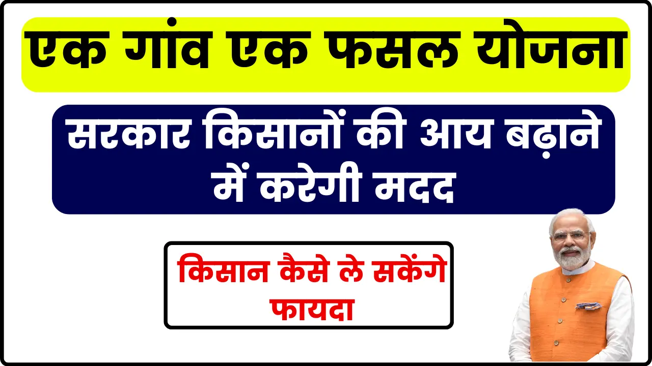 एक गांव एक फसल योजना - सरकार किसानों की आय बढ़ाने में करेगी मदद, किसान कैसे ले सकेंगे फायदा