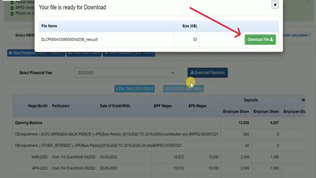 ईपीएफ सदस्य पासबुक: कैसे लॉग-इन, डाउनलोड और एक्टिव करें 8 Download File