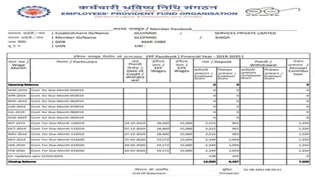 ईपीएफ सदस्य पासबुक: कैसे लॉग-इन, डाउनलोड और एक्टिव करें 9 EPFO Member Passbook