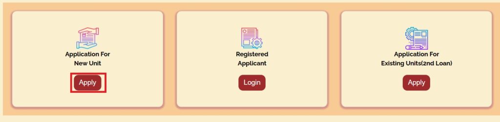 Application for new unit