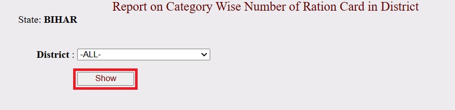 बिहार राशन कार्ड नई सूची 2025; Online Apply, Check Bihar Ration Card Status @epds.bihar.gov.in 3 Bihar ration card distict list