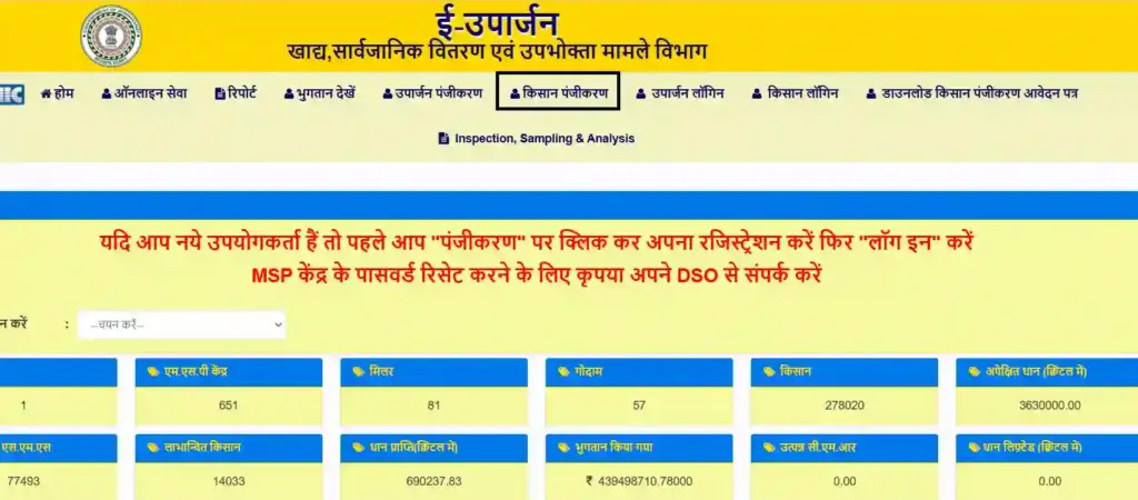 झारखंड ई-उपार्जन 2025: रजिस्ट्रेशन, लॉगिन व भुगतान स्थिति 2 E-uparjan farmer registration