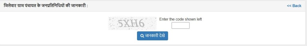 Gram panchayat representative details